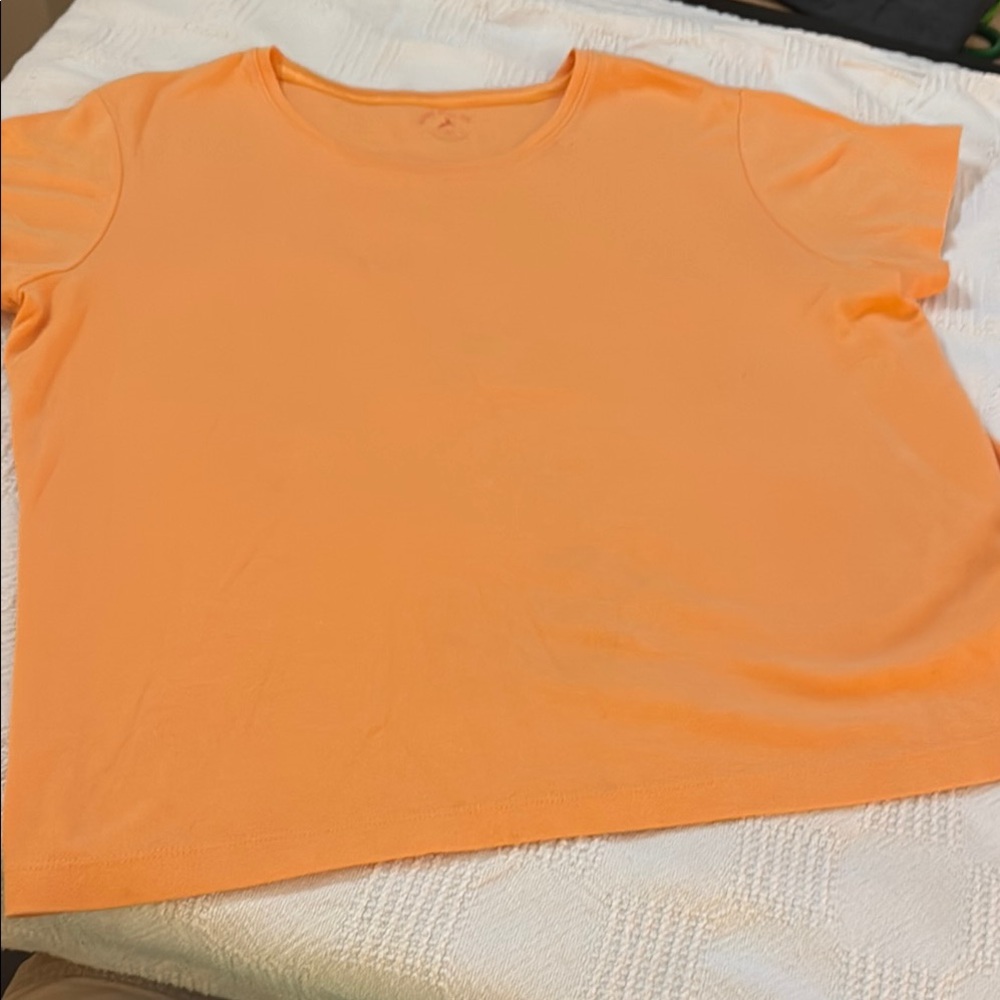 White Stag Vibrant Orange Short Sleeve Top